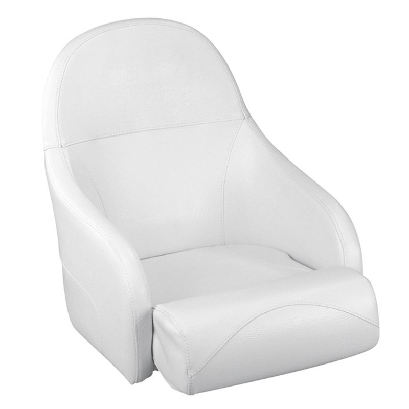 Plastimo Sitz Mit Klapp. Rueckenlehne Weiss Vinyl