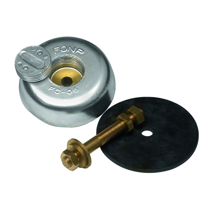 Plastimo Anode Transom D.135 H.47+Joint