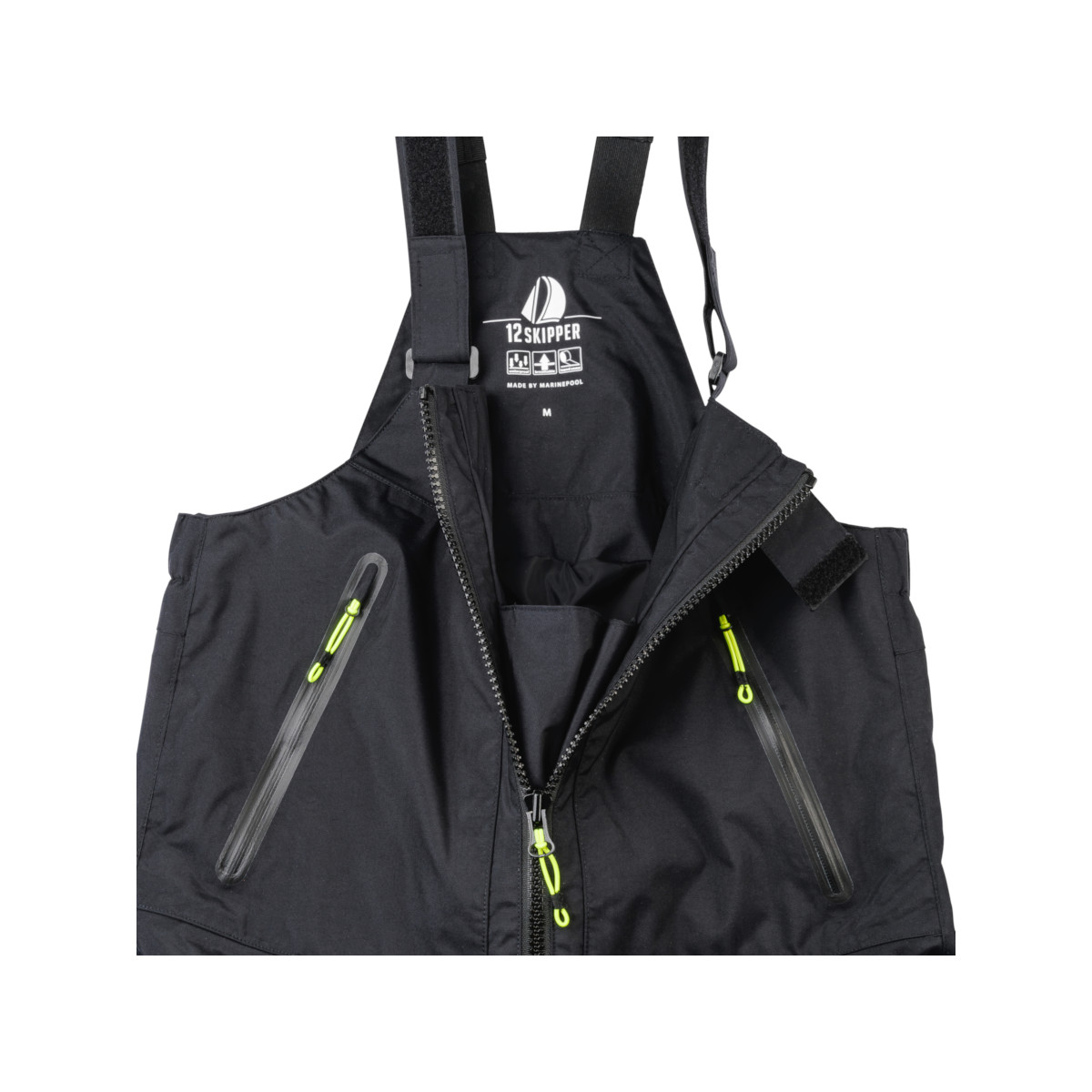 12skipper Magellan Offshore Segelhose Unisex schwarz, Größe XXS