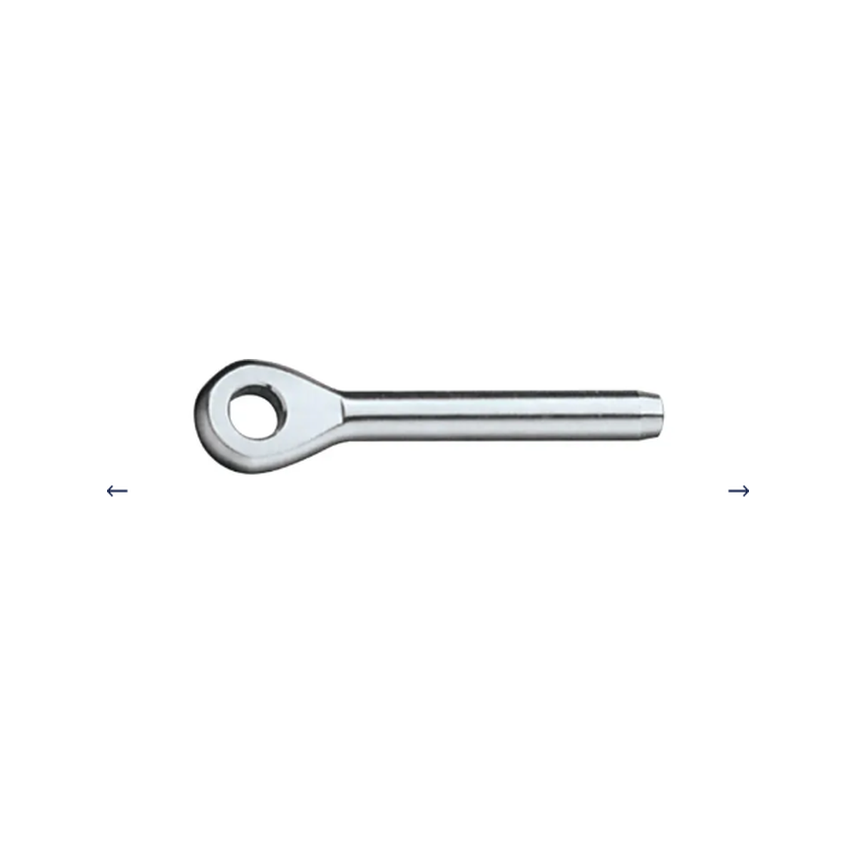 Ronstan Augterminal 6mm Draht, 12,7mm(1/2') Loch
