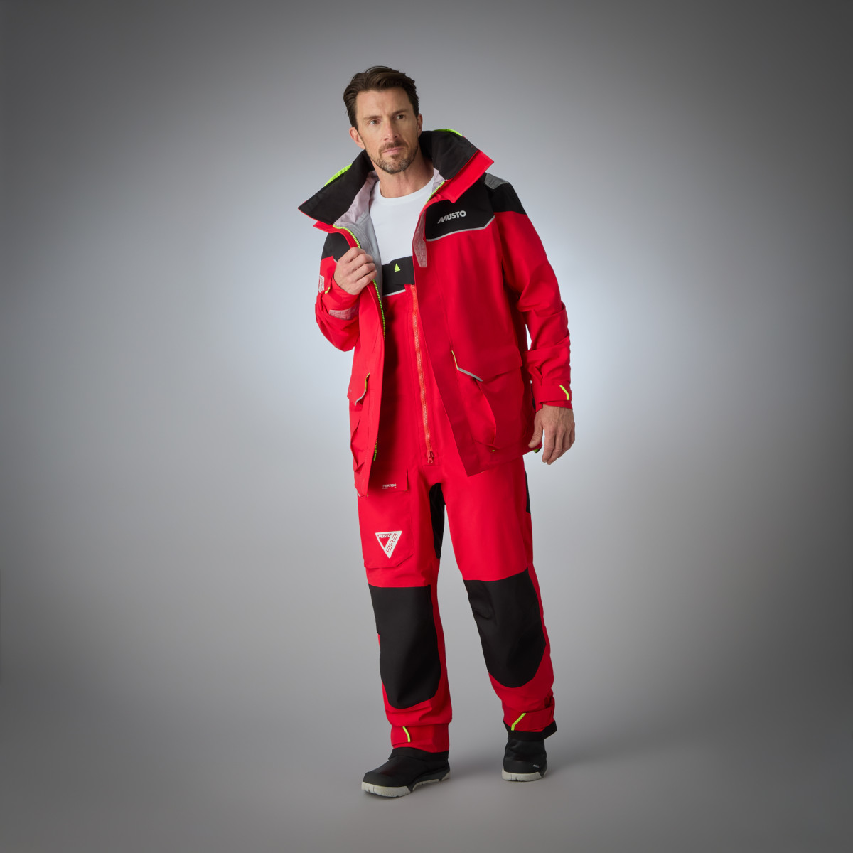 Musto BR3 Offshore Segeljacke Herren rot, Größe L