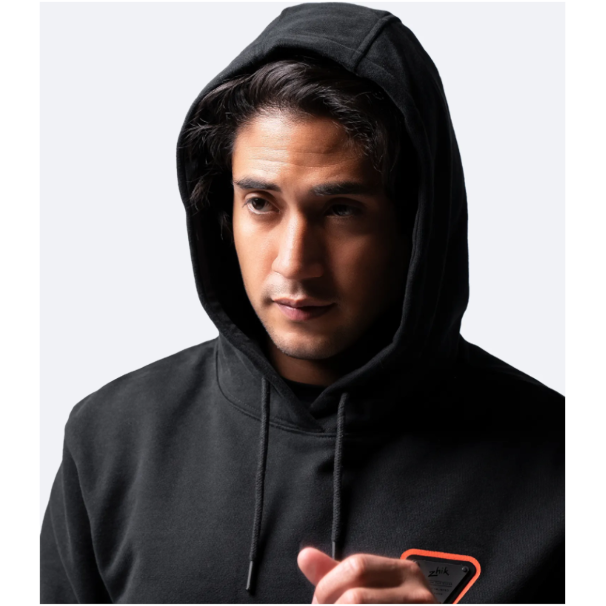 Zhik Hoodie Kapuzenpullover Herren schwarz, Größe M