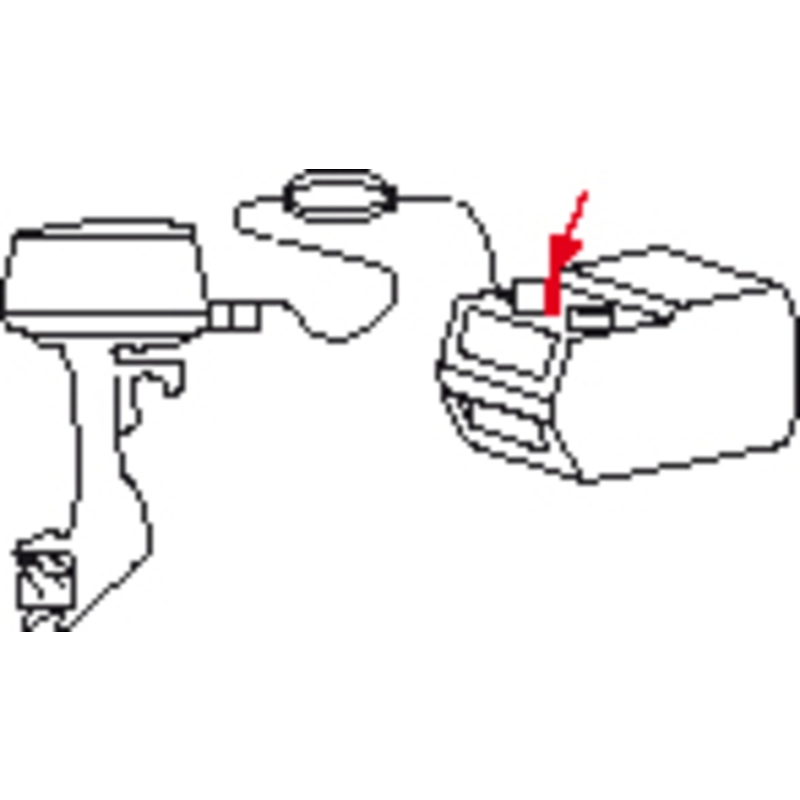 Plastimo Yamaha-Stecker Fuer Tank