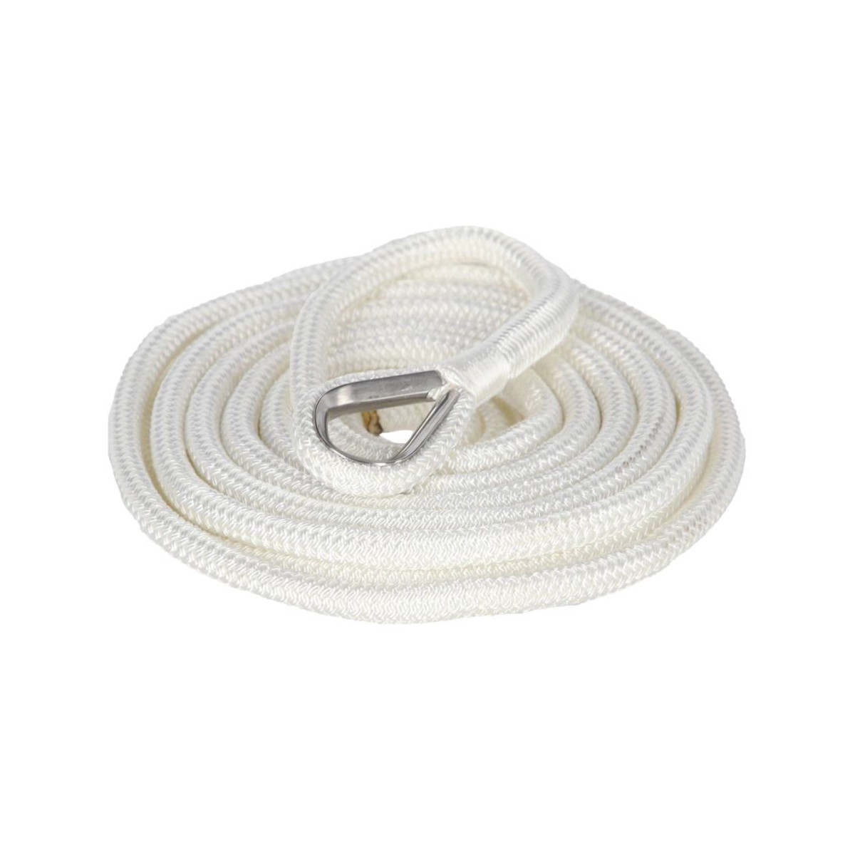 Plastimo Festmacher geflochten mit Kausch – weiß, 12mm, Länge 7m